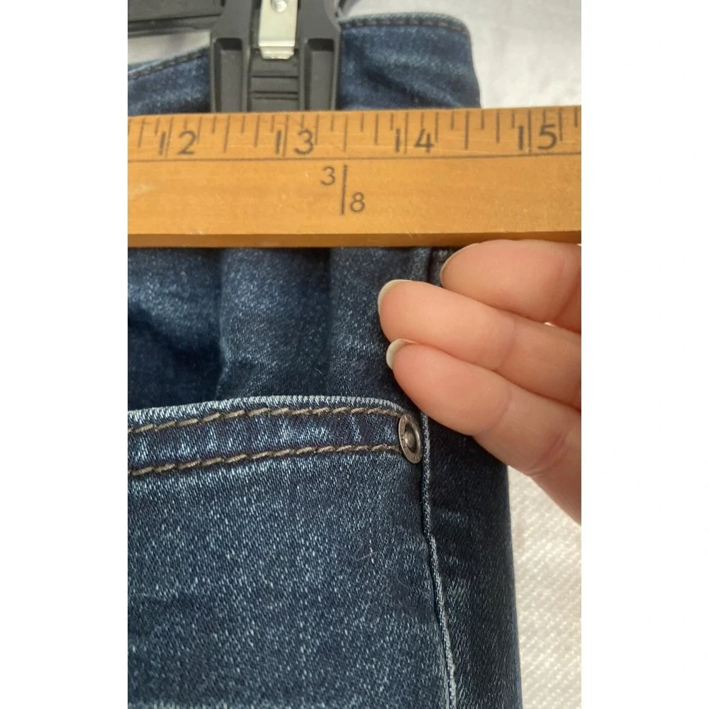 The Limited 678 Denim Jeans Dark Blue 5-Pocket Straight Low‎ Rise Women's Sz 4